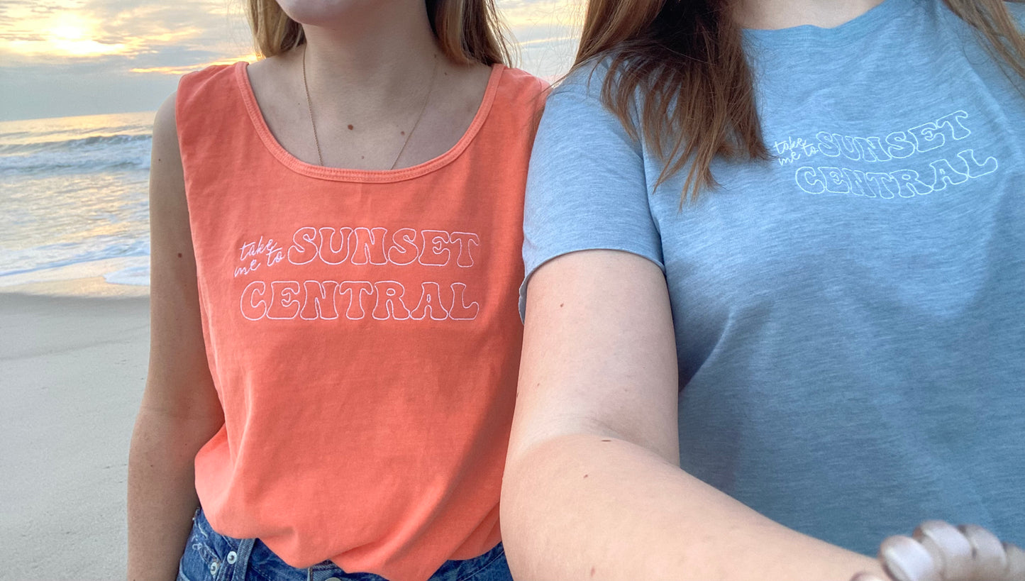 Sunset Central - Orange Tank